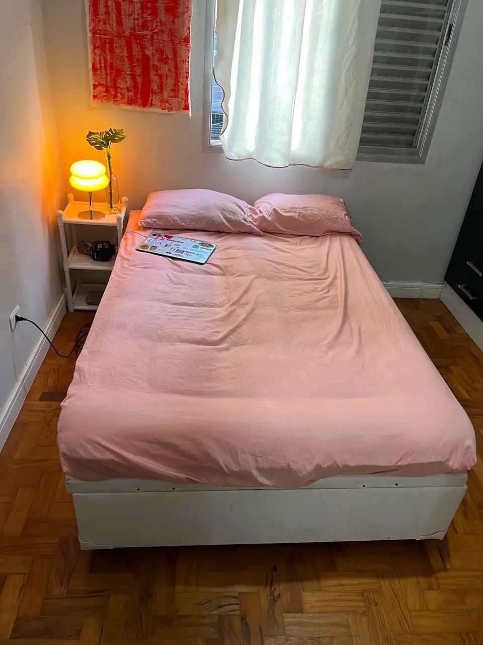 cama box baú e colchão 