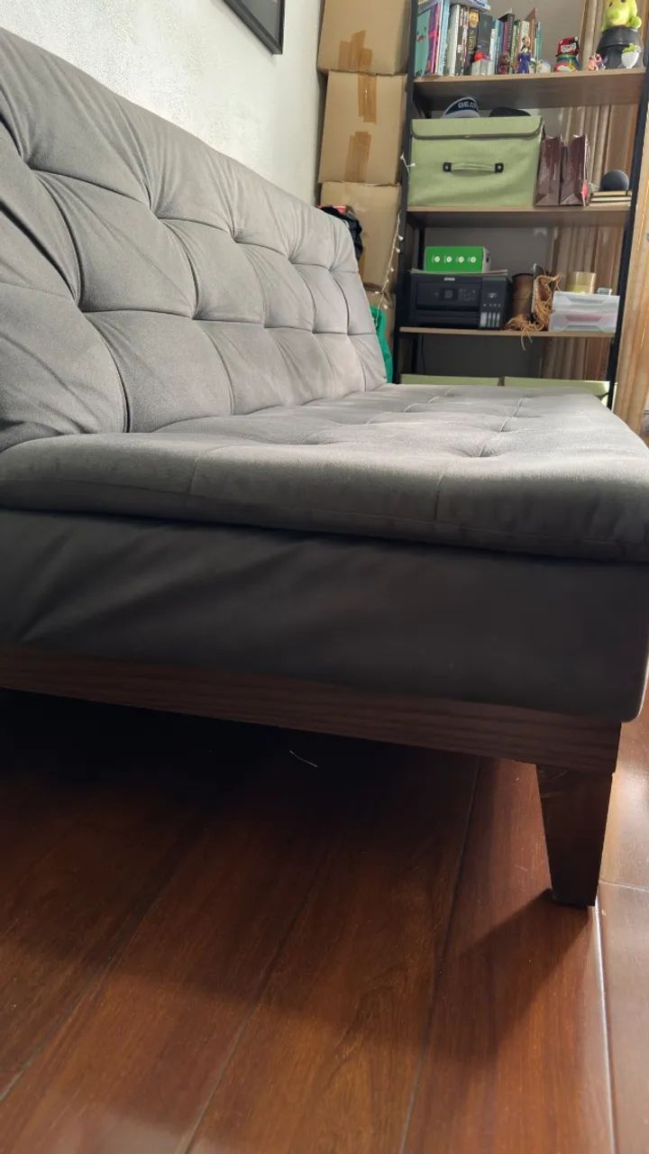 Sofá-Cama 3 Lugares Casal (Mobly) - Muito Conservado! - Foto 2
