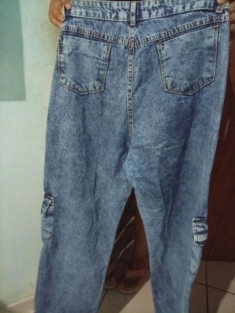 Calça jeans cargo nova  - Foto 2