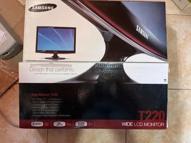 MONITOR SAMSUNG SYNCMASTER T220 - NOVO (C003) - Foto 2