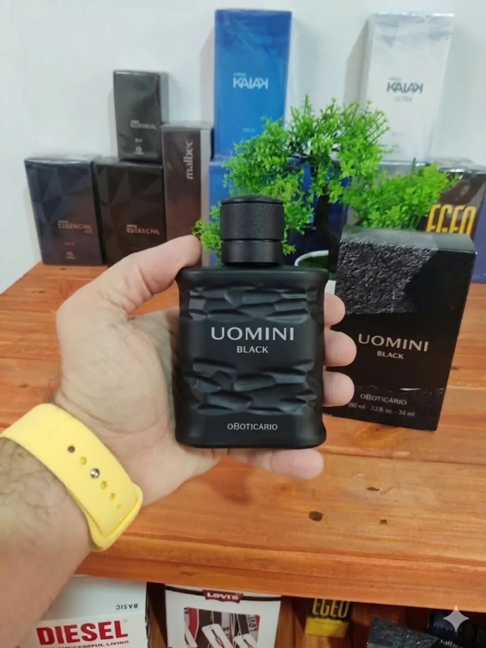 Perfume Uomini Black Boticário 100ml Original Lacrado