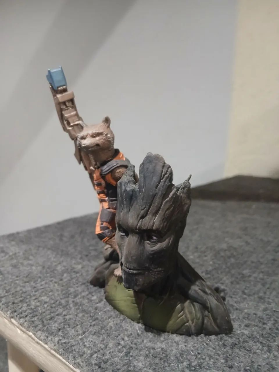 Rocket Raccoon e Groot (compatível com Marvel Legends)  - Foto 3