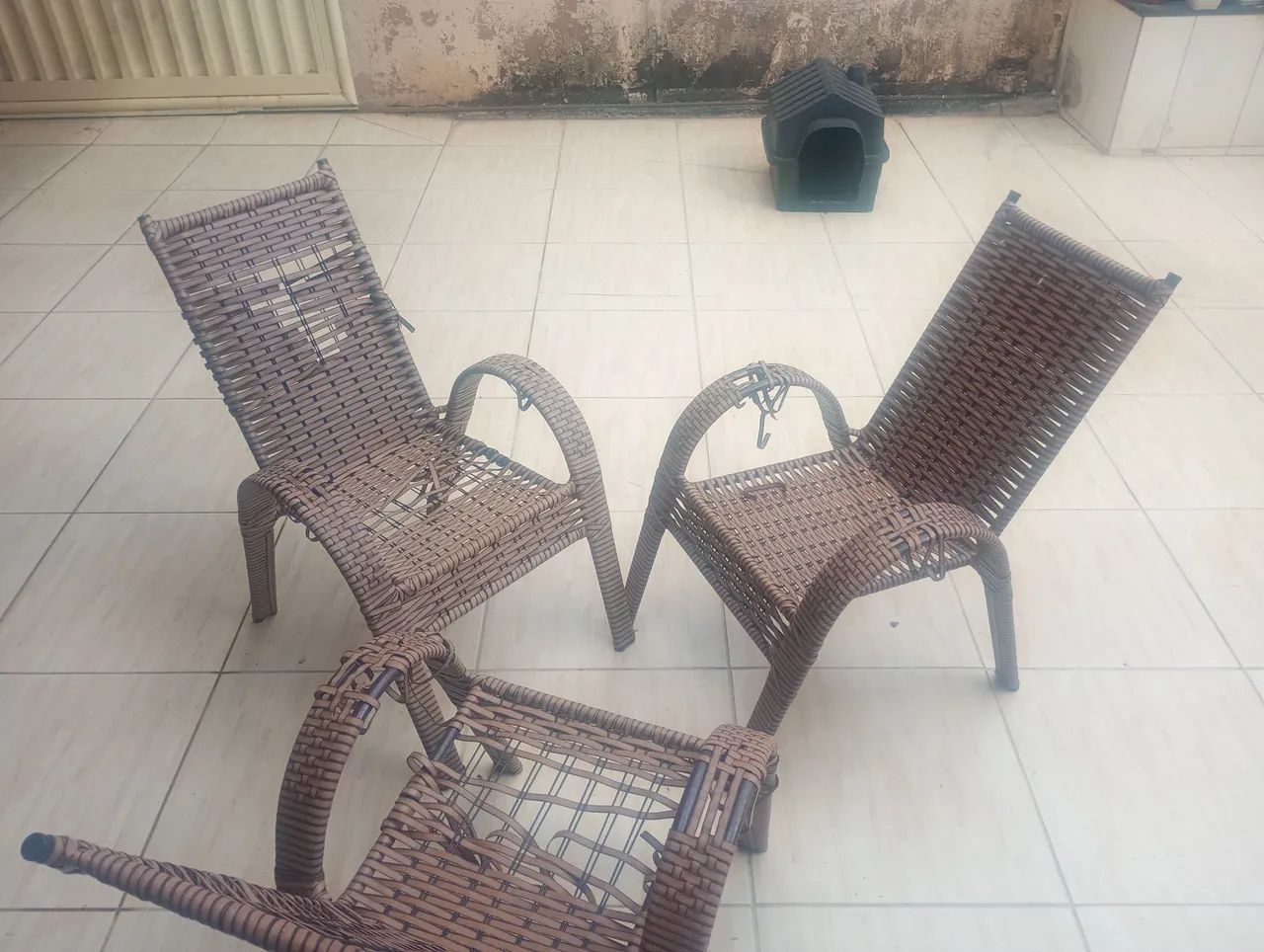 Vendo Cadeiras para área externa ou varanda usadas 