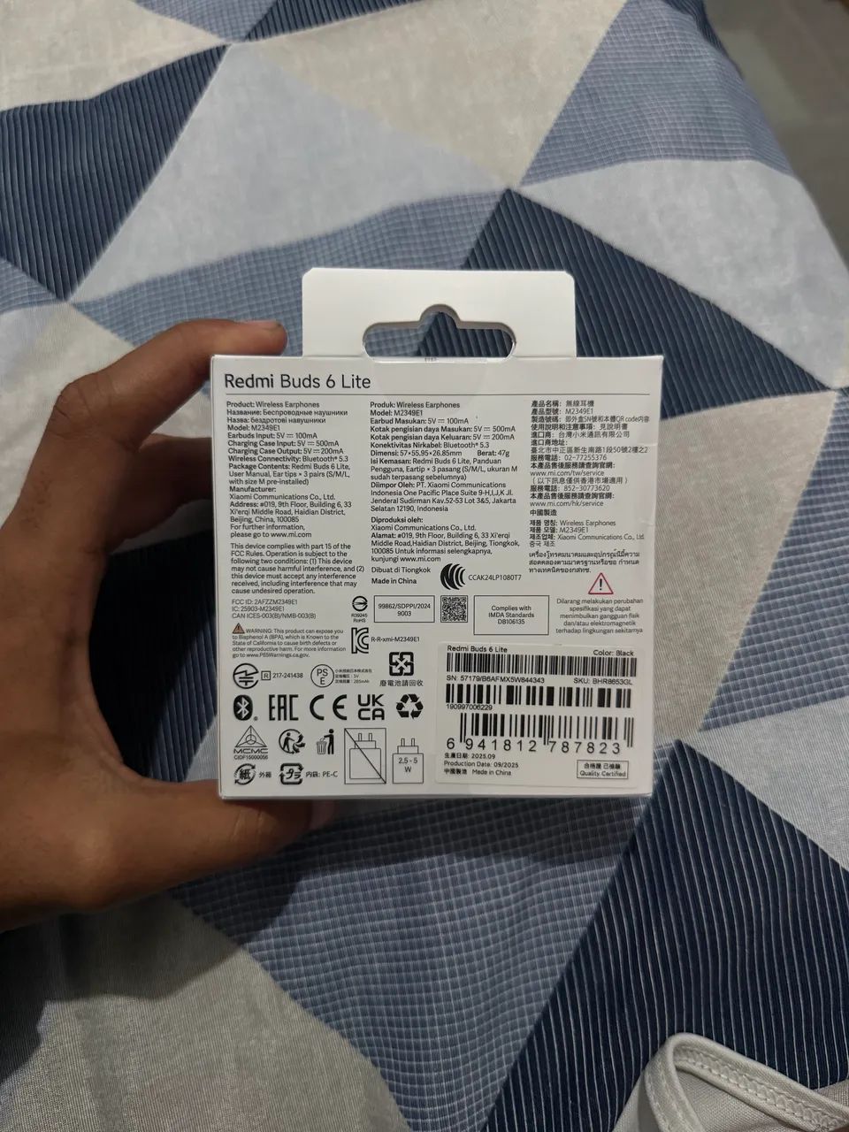 Redmi Buds 6 Lite Fone Bluetooth com Cancelamento de Ruído - Foto 2