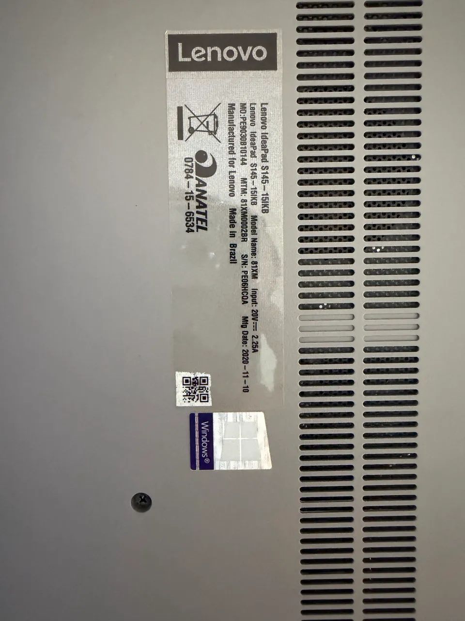 Notebook Lenovo IdeaPad S145 i3 8ª Geração | SSD | [X]GB RAM | 15,6" - Foto 3