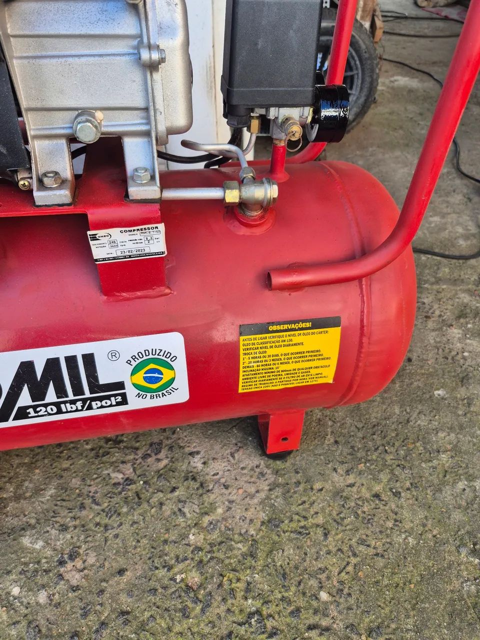 Compressor motomil 50L - Foto 3