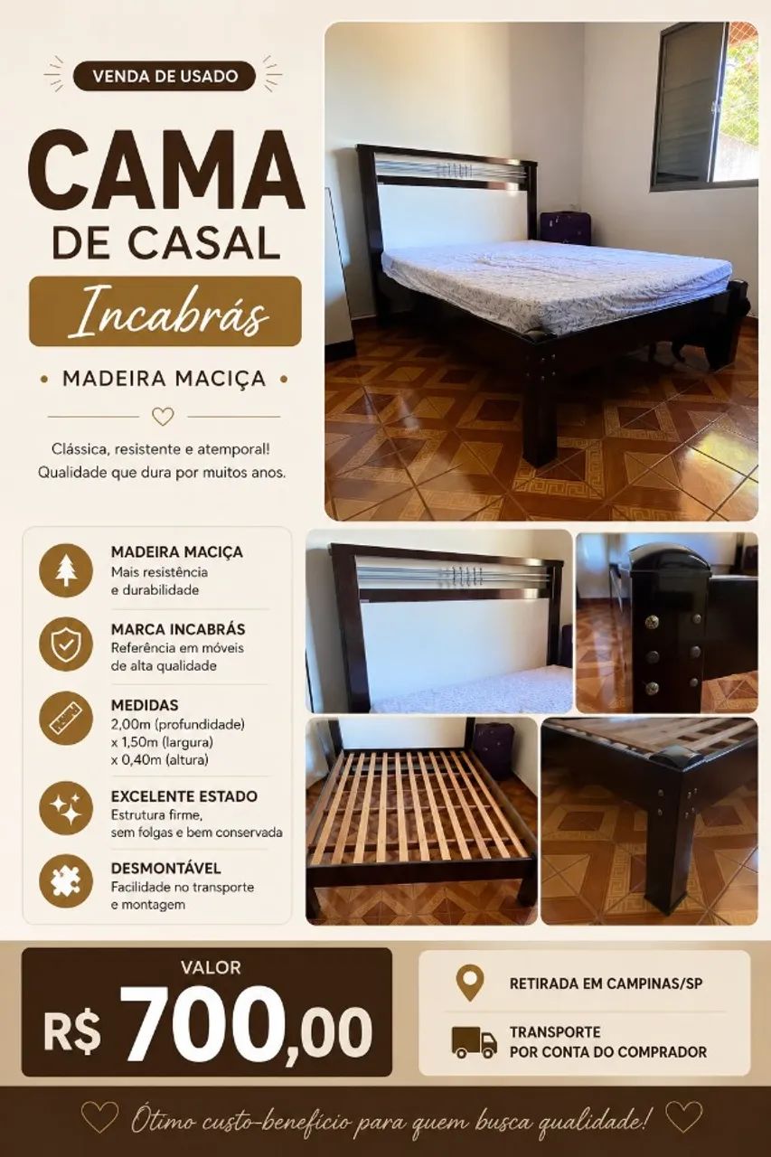 Cama de Casal - Foto 5