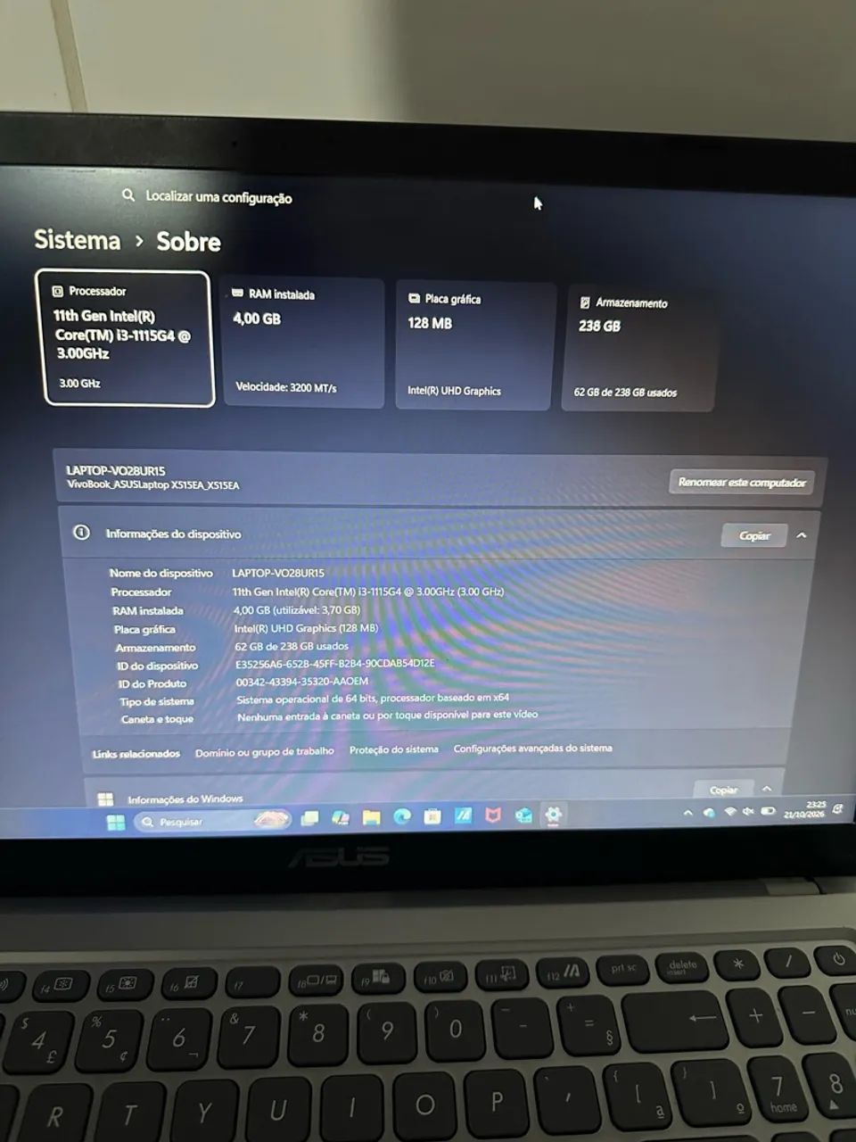 Notebook ASUS VivoBook X515EA - Foto 4