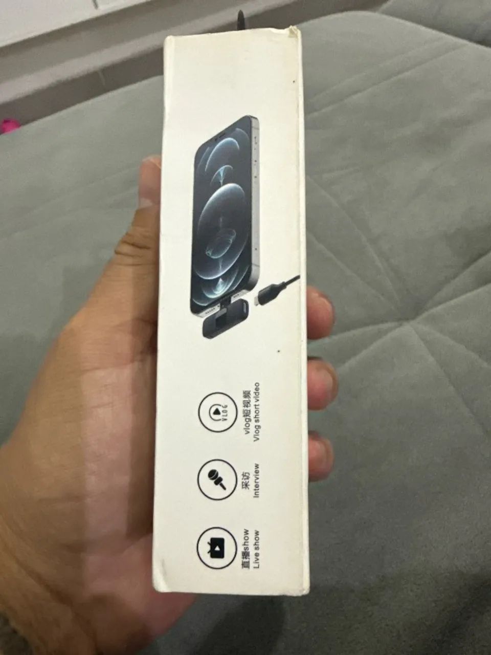 Microfone lapela Tipo c seminovo - Foto 4