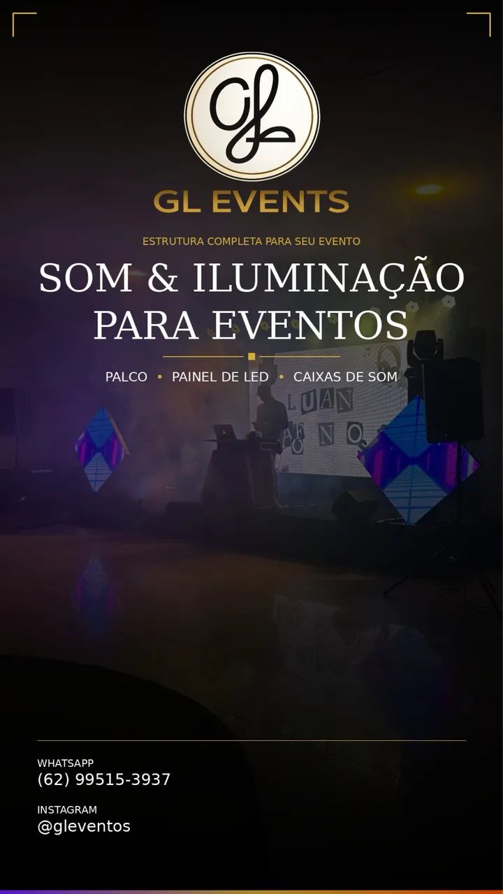 Som, Iluminação, Palco e Painel De Led