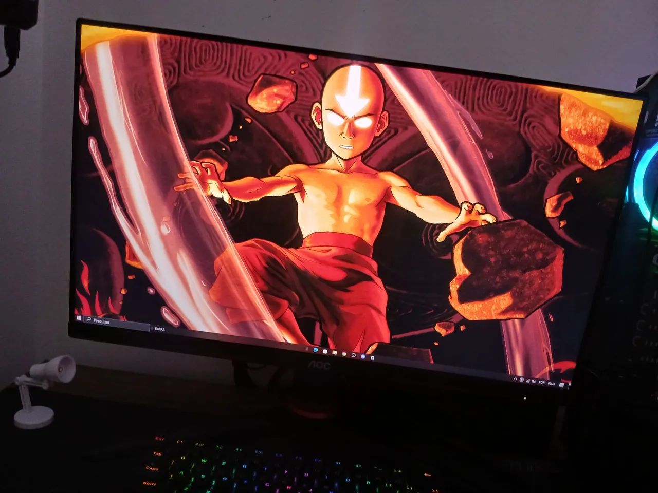 MONITOR GAMER AOC 24 POLEGADAS, FULL HD, 75HZ, 1MS, HDMI