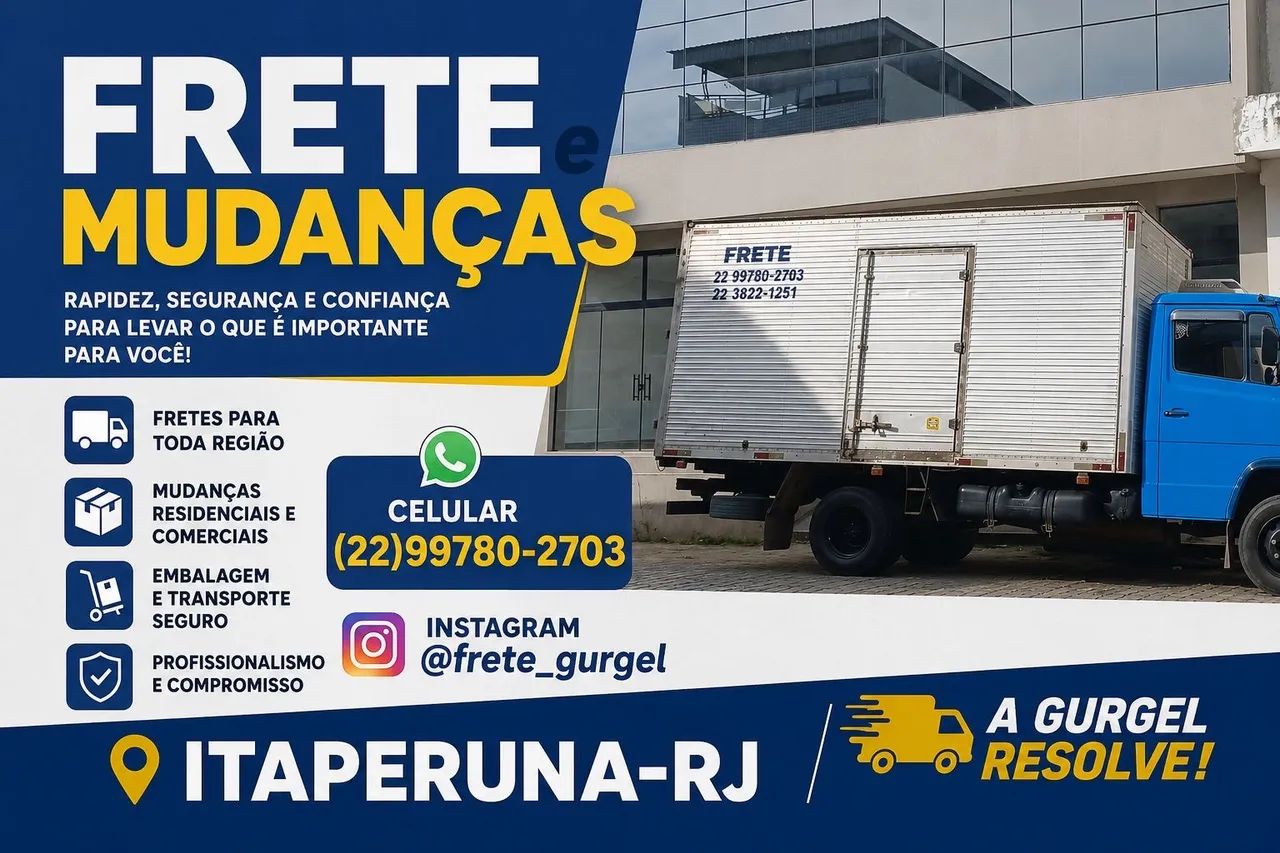Frete Itaperuna e região.