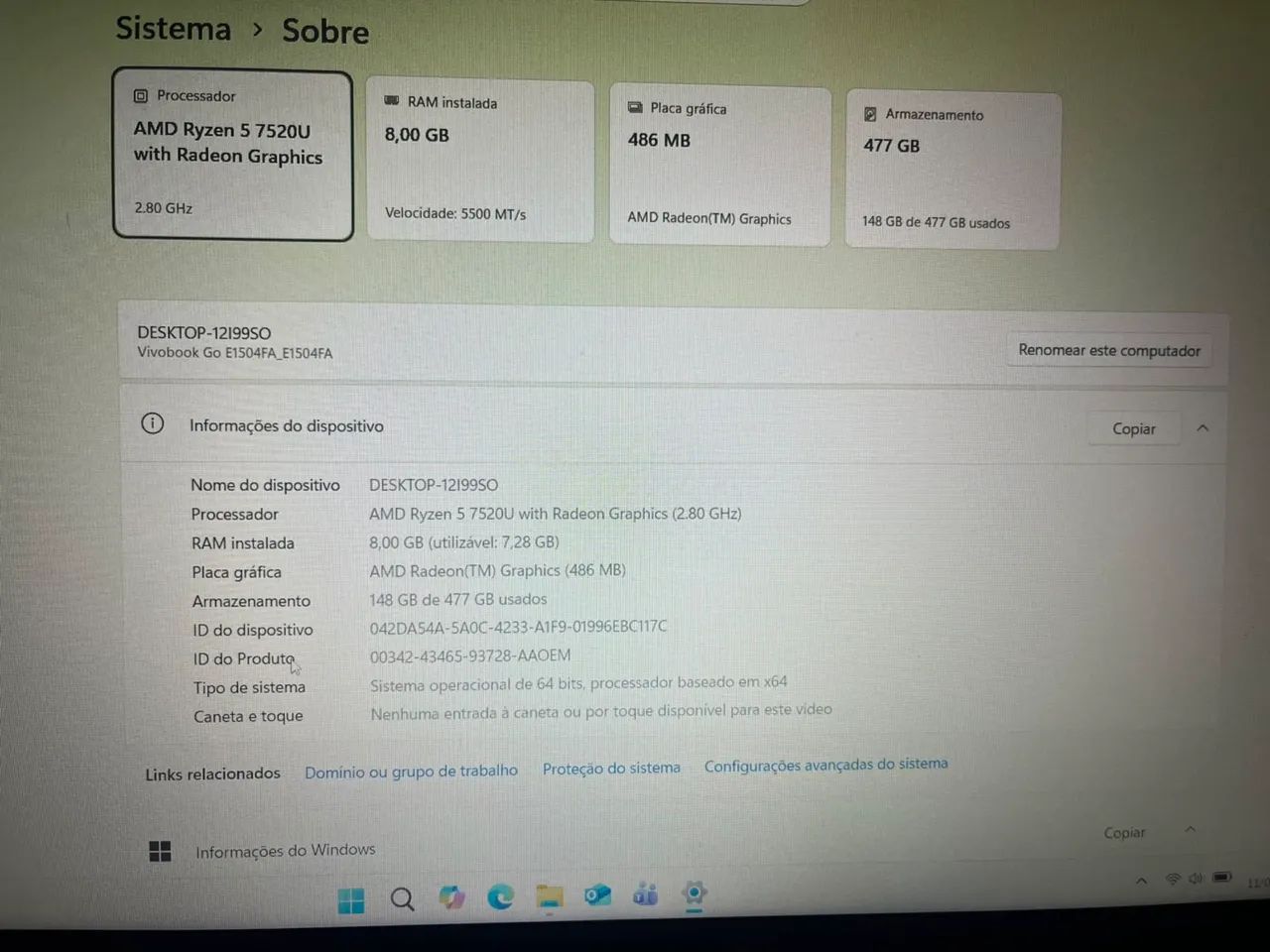 Notebook ASUS GO 15 - Foto 3