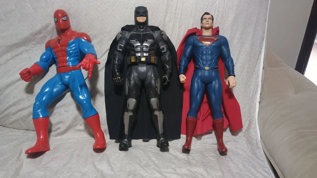 Boneco Batman + SuperMan 50CM. Originais!!!!!