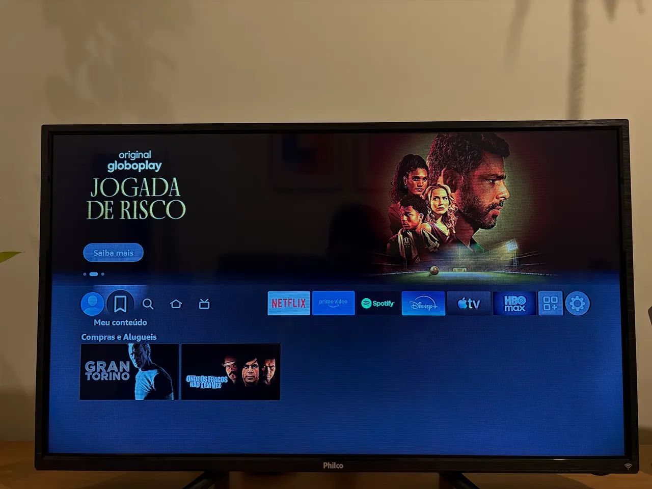 Smart TV Philco 32 + Amazon Fire TV + Antena Digital