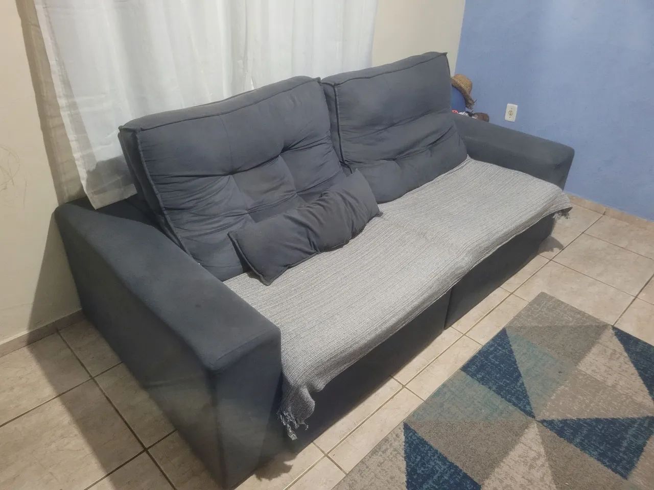 Sofá retrátil - Usado  - Foto 3