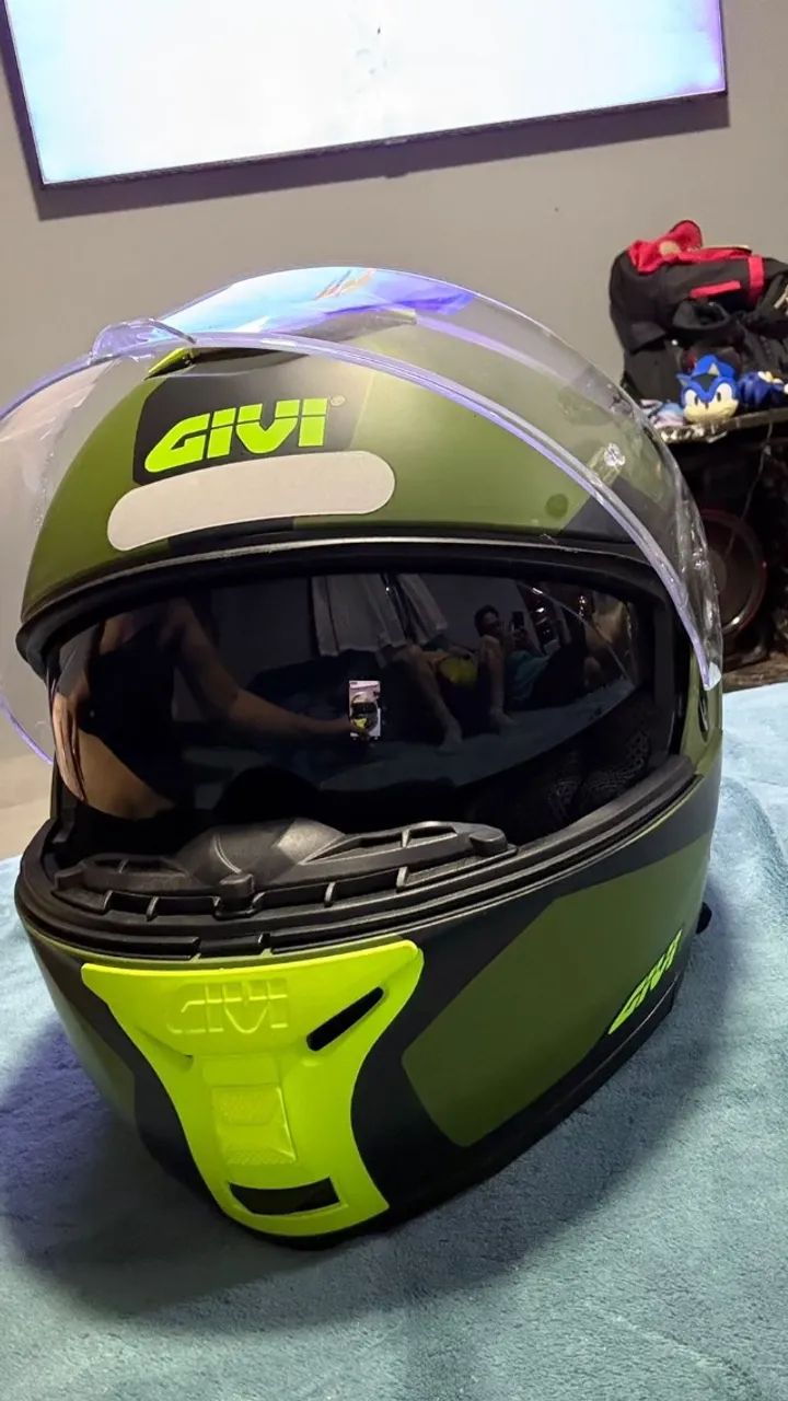 Capacete Givi 56 articulado - Foto 3