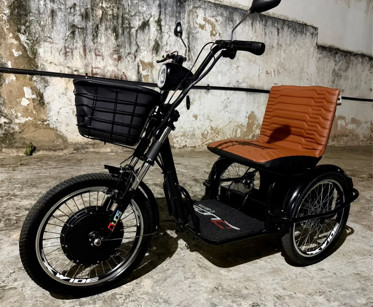 Triciclo Elétrico Duos Fox 800W - Novo Zero - Foto 5