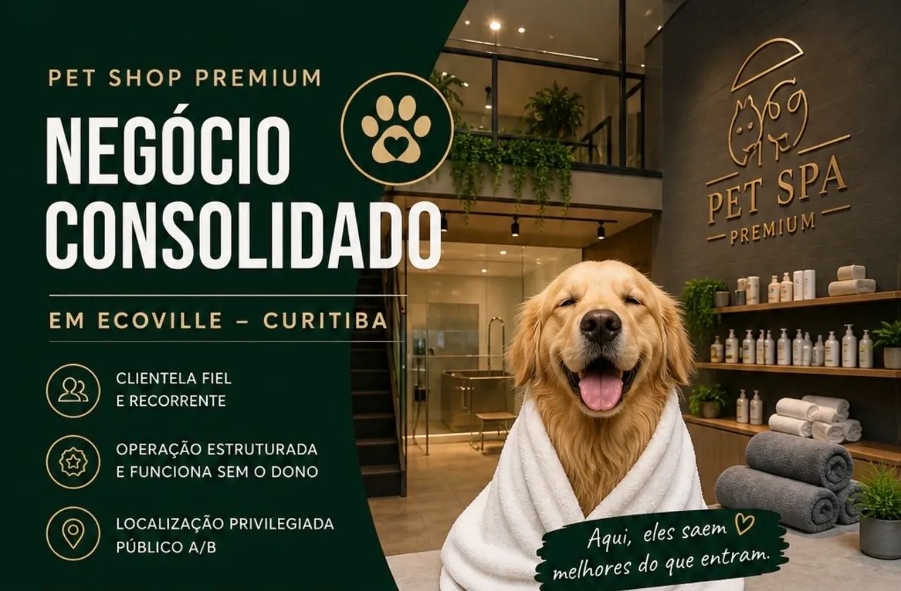 PET SHOP PREMIUM NO ECOVILLE: OPERAÇÃO PRONTA E FOCO EM BEM-ESTAR - PT 1268/R