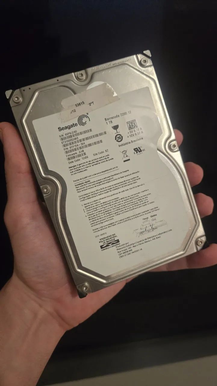 HD SATA 3,5" 1TB Seagate