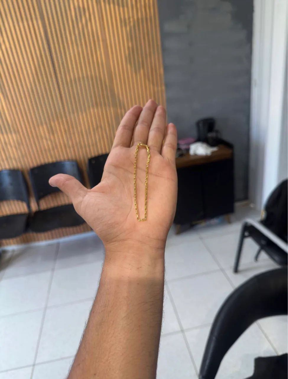 Conjunto corrente e pulseira 18k vernizada  - Foto 2