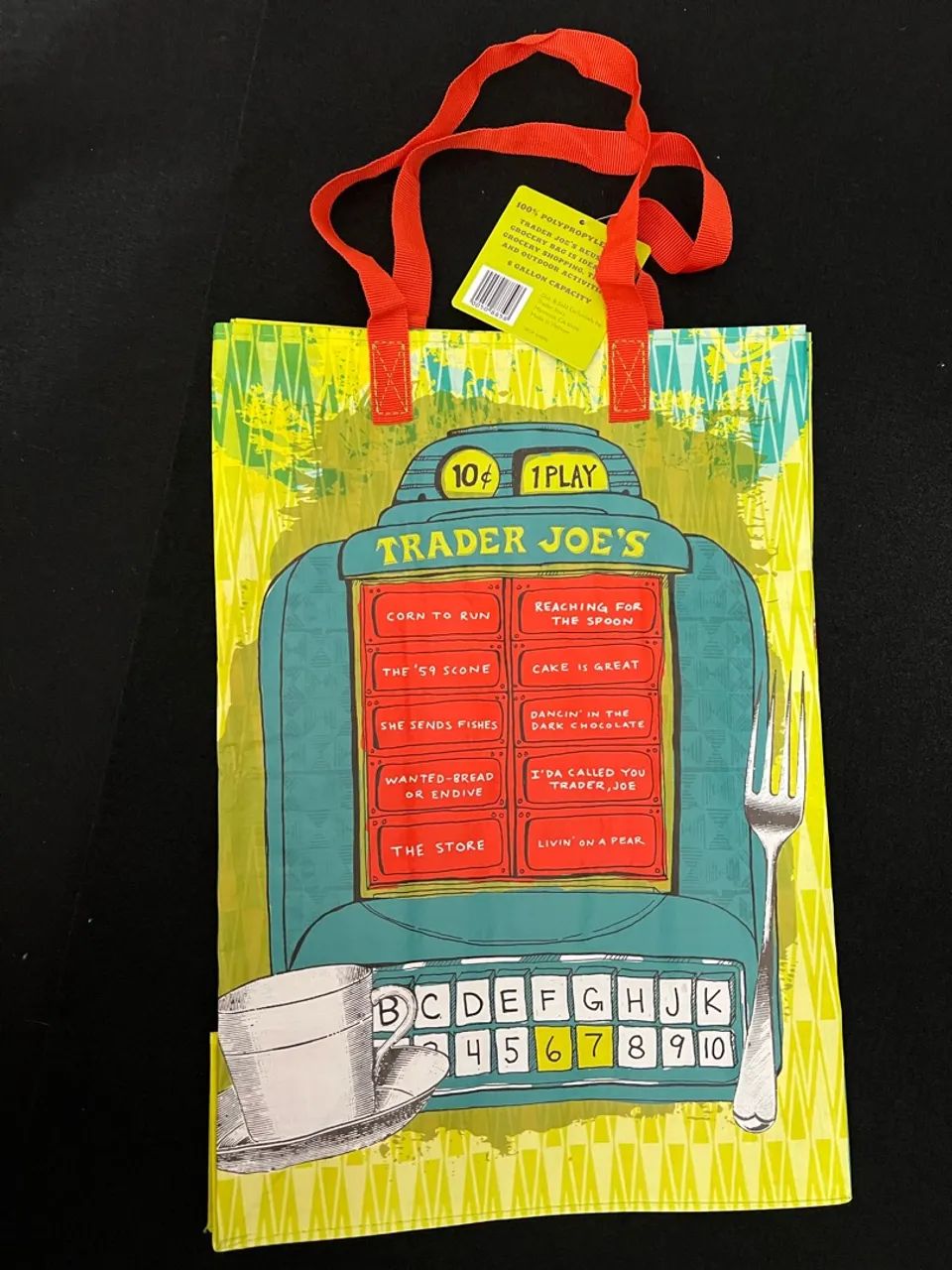Ecobag Trader Joe?s em Ráfia - Foto 2