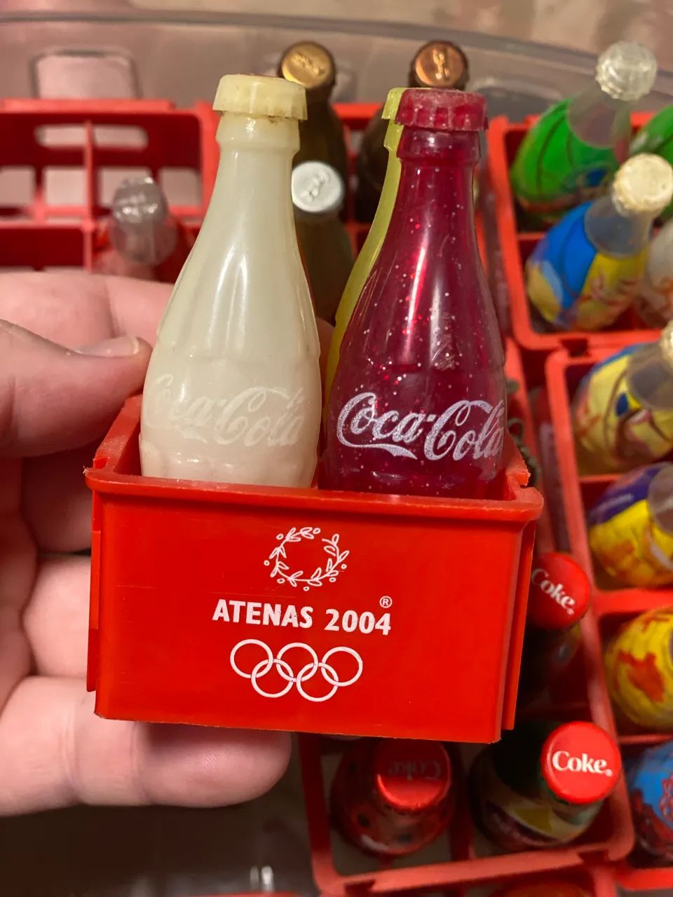 Mini engradado Coca Cola Olimpíadas 2004 - Foto 2
