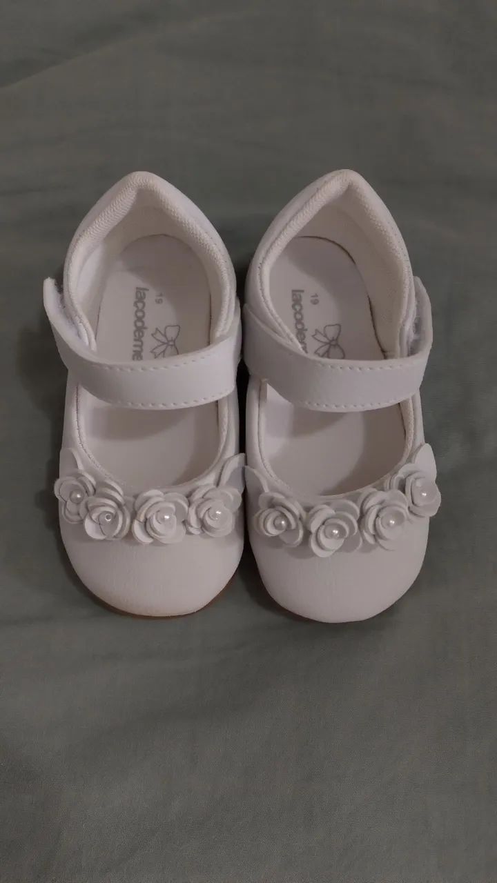 Sapato social branco Menina 