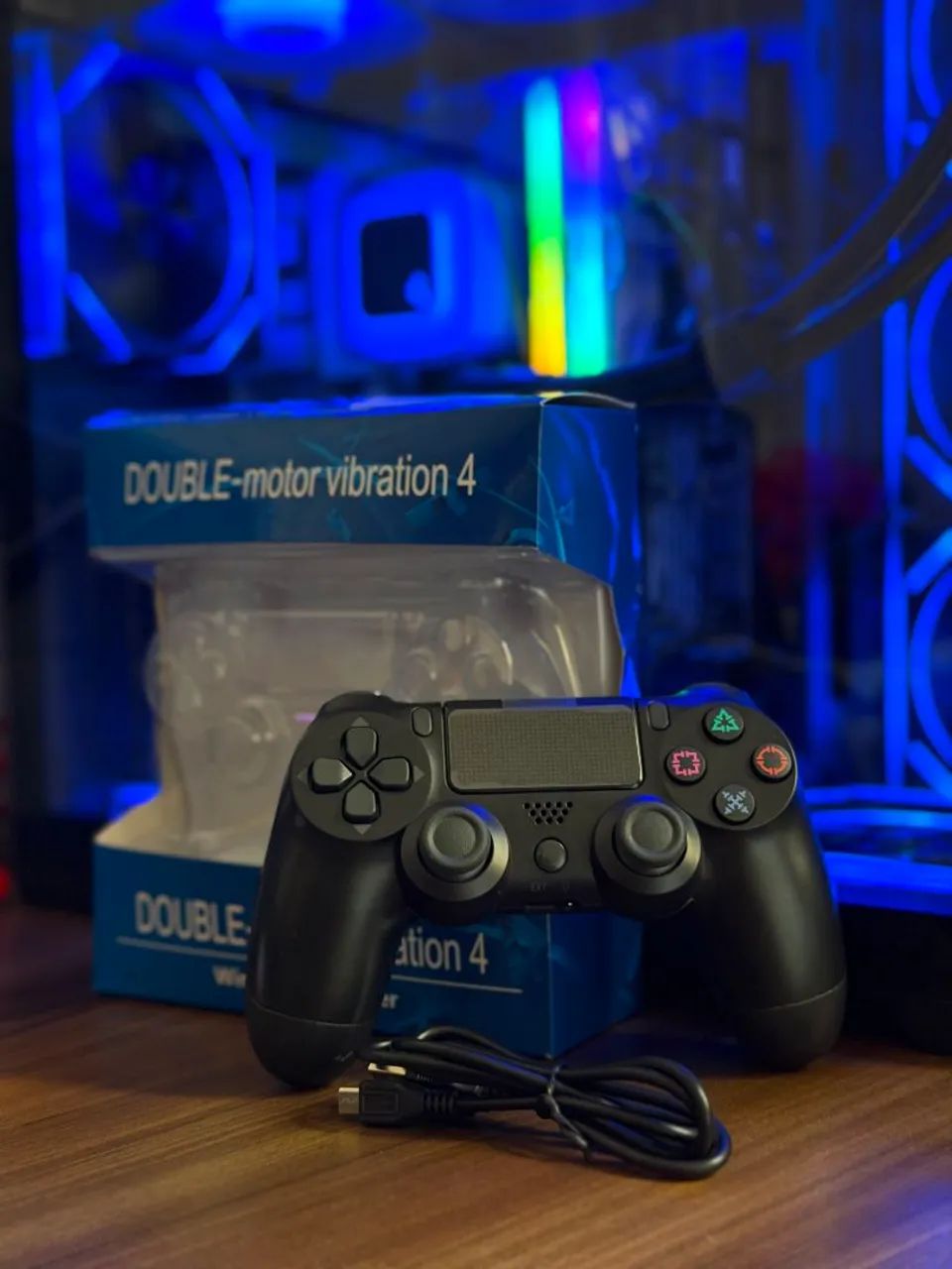 Controle PS4 COMPLETO FUNCIONA EM PC - Foto 2