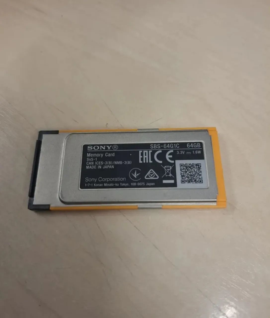 Cartão Sony 64gb Sxs-1 (sbs-64g1c) (Usado) - Armazenamento - Setor