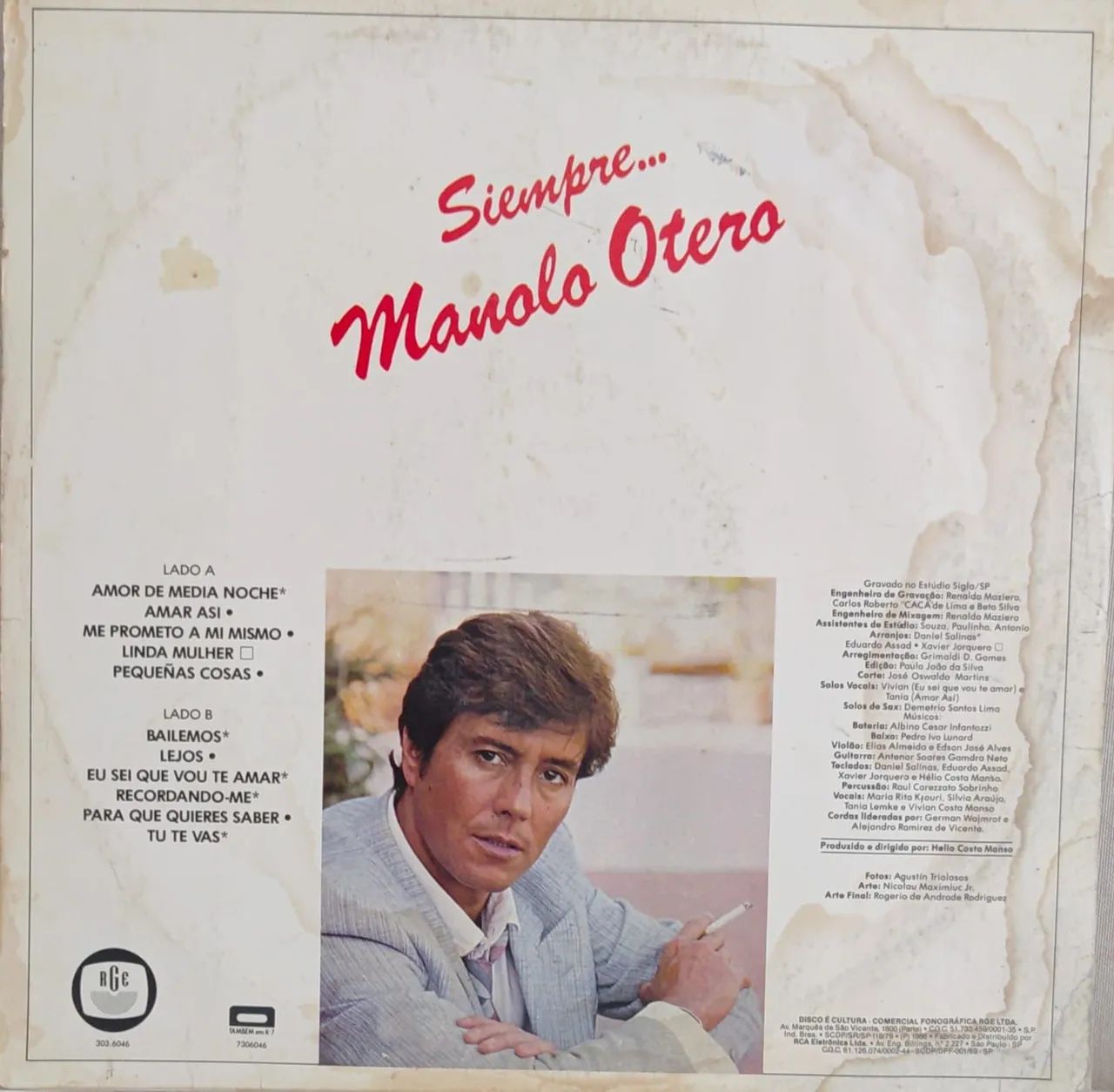 Disco de Vinil Manolo Otero - Foto 2