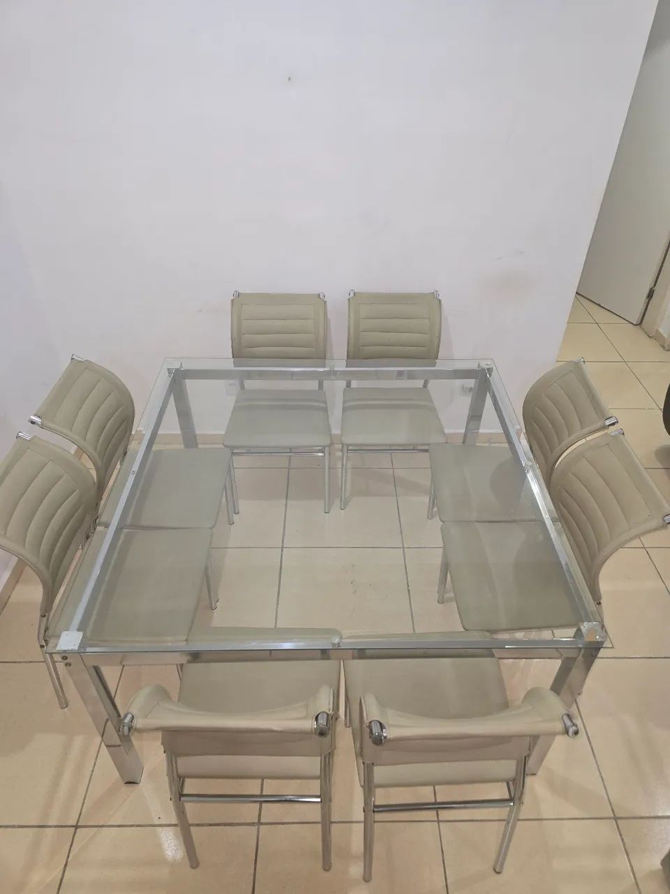 Mesa 8 Lugares de Vidro - Foto 3