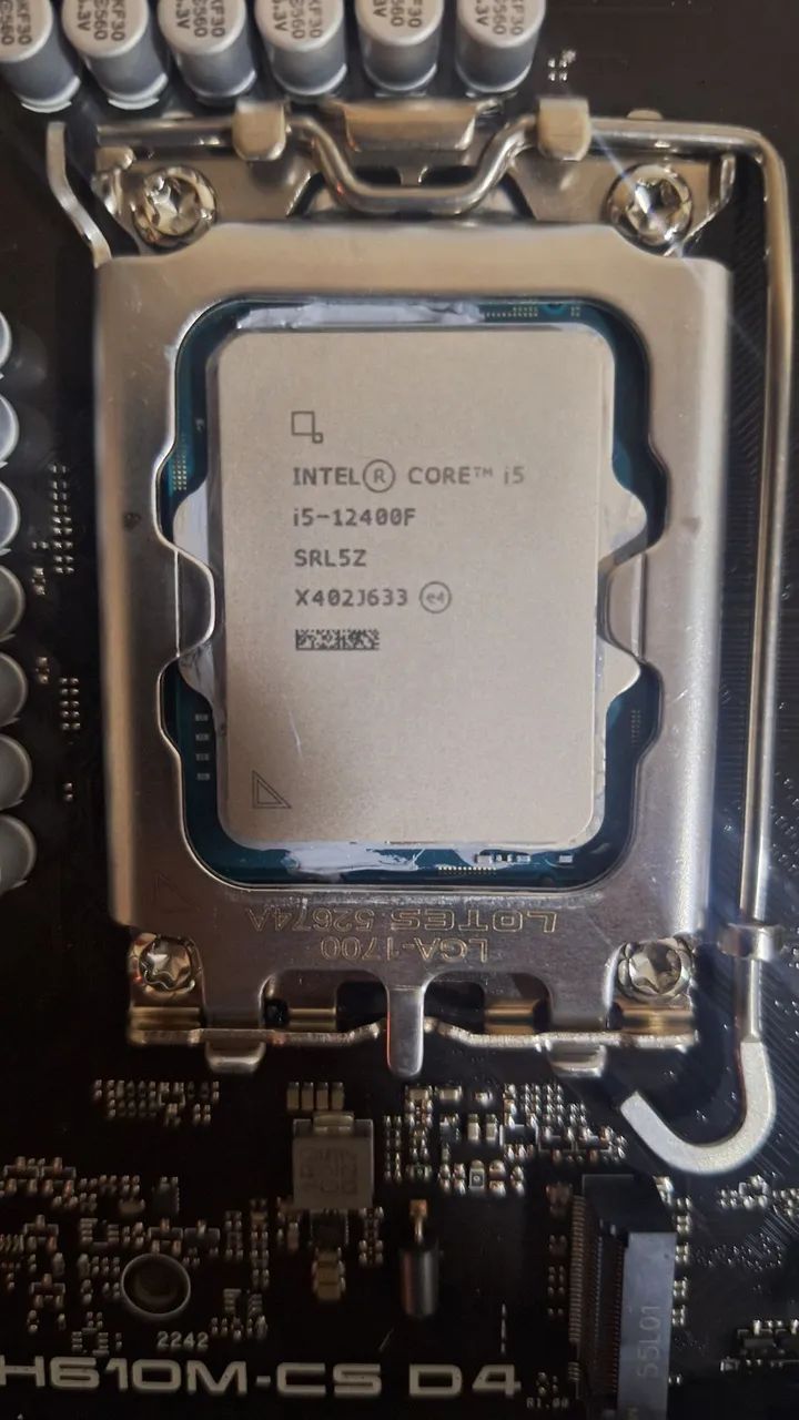 Processador i5 12400f e placa mãe h610 asus  - Foto 3