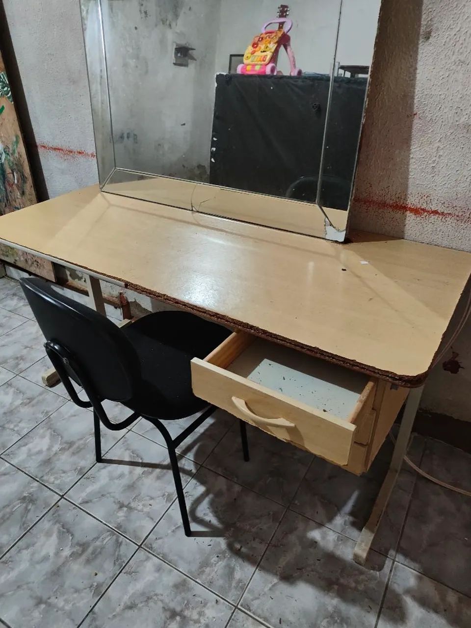 MESA DE ESCRITÓRIO + ESPELHO - Foto 2