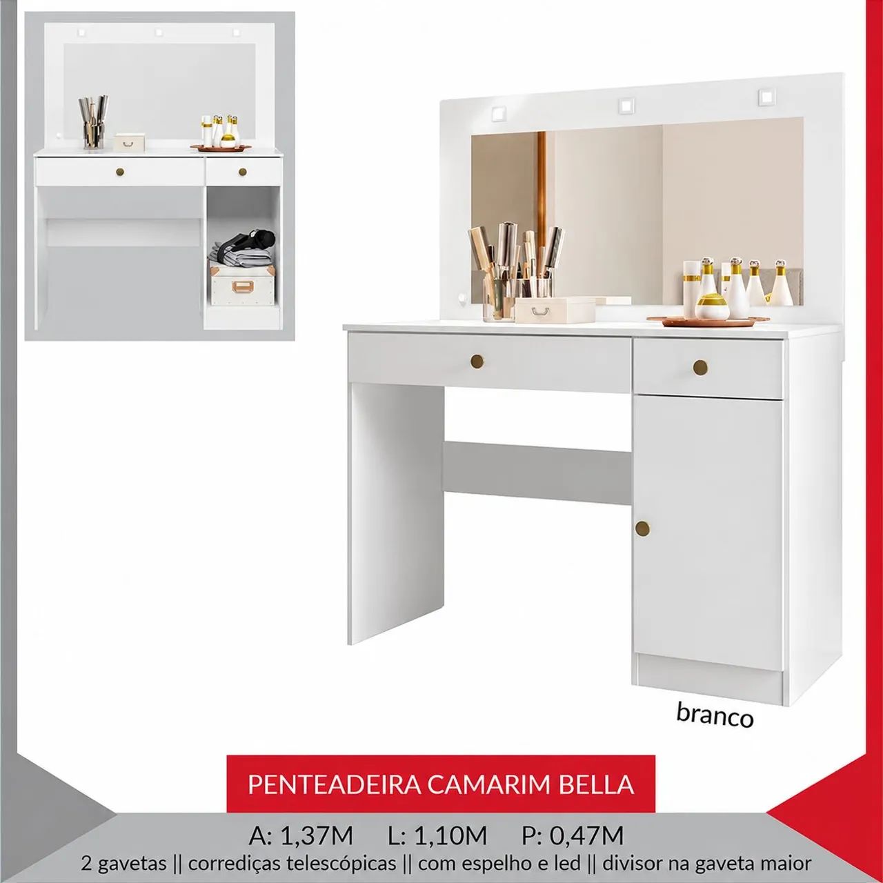 Penteadeira Bella 