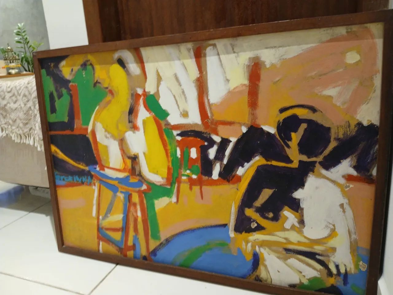 Quadro Expressionista Solilóquios  - Foto 2