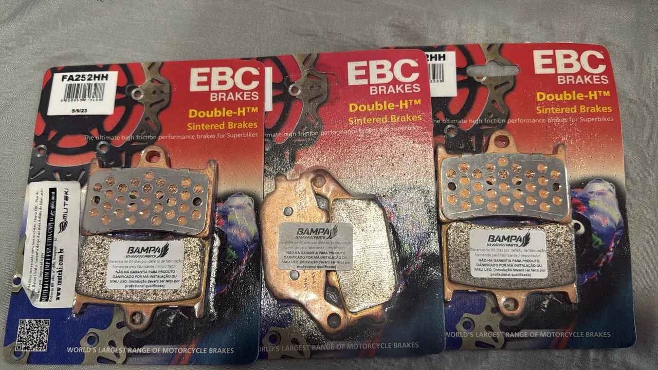 Kit de Pastilhas EBC para MT-07