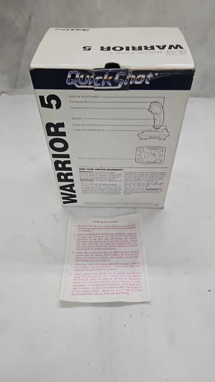 JOYSTICK retrô GENIUS FLIGHT 2000  novo com Manual - Foto 2