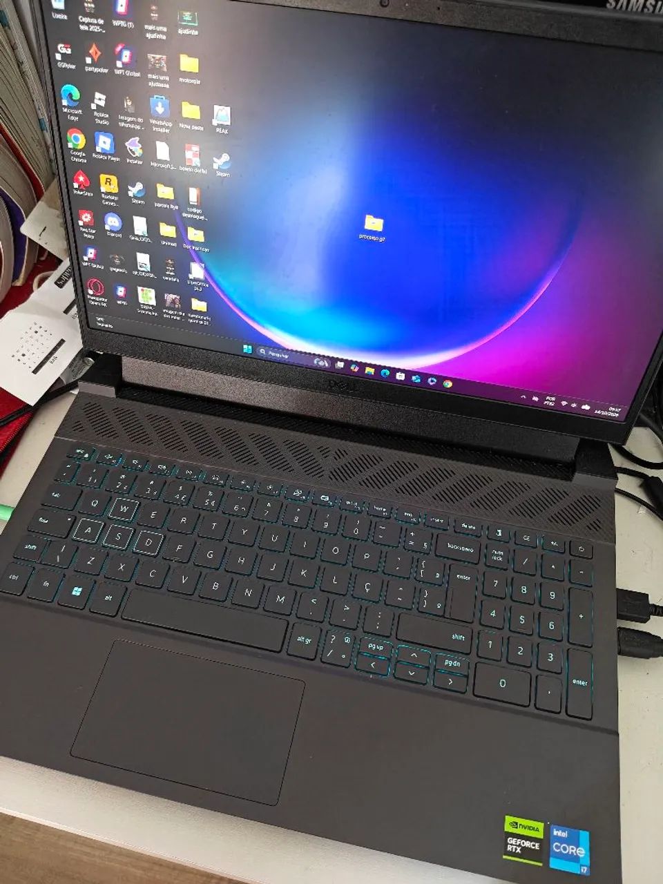 Notebook gamer Dell G15, mais Top