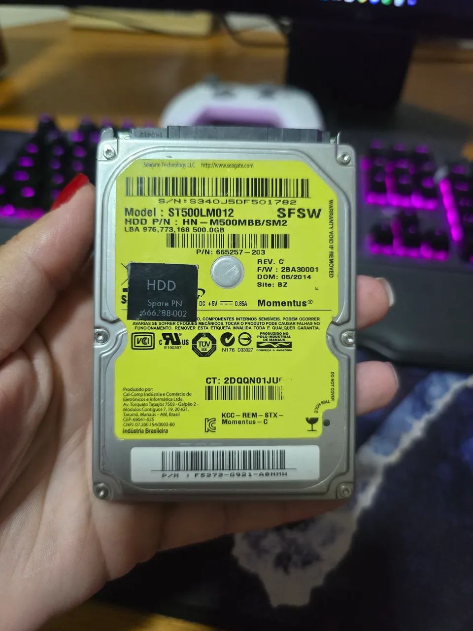 HD 500GB NOTEBOOK 