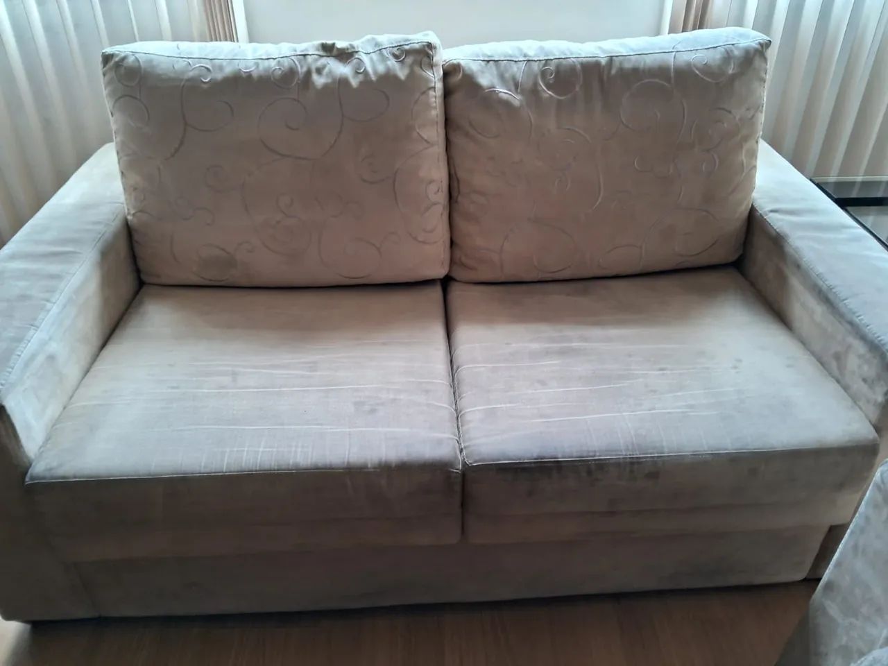 Vende-se sofa retrátil 2 e 3 lugares padrão cielo - Foto 4