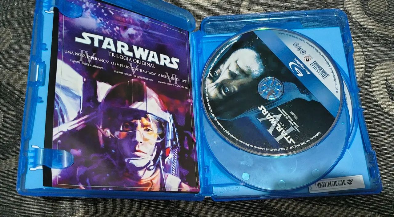 DVD TRILOGIA STAR WARS, EPISÓDIOS IV, V, VI, R$ 110 - CDs, DVDs