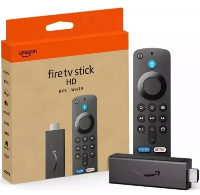 Fire TV Stick Fullhd - Transforme sua TV em Smart (Lacrado Amazon)