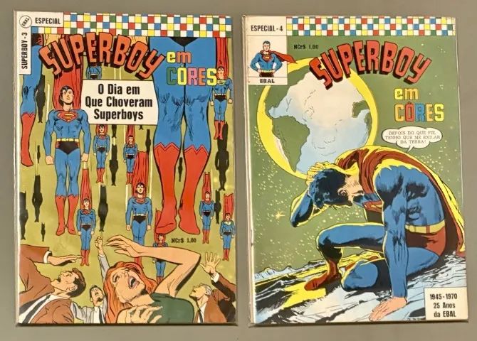  Superboy em Cores EBAL 1 a 6 - Sequência Inicial 1969 - Foto 3