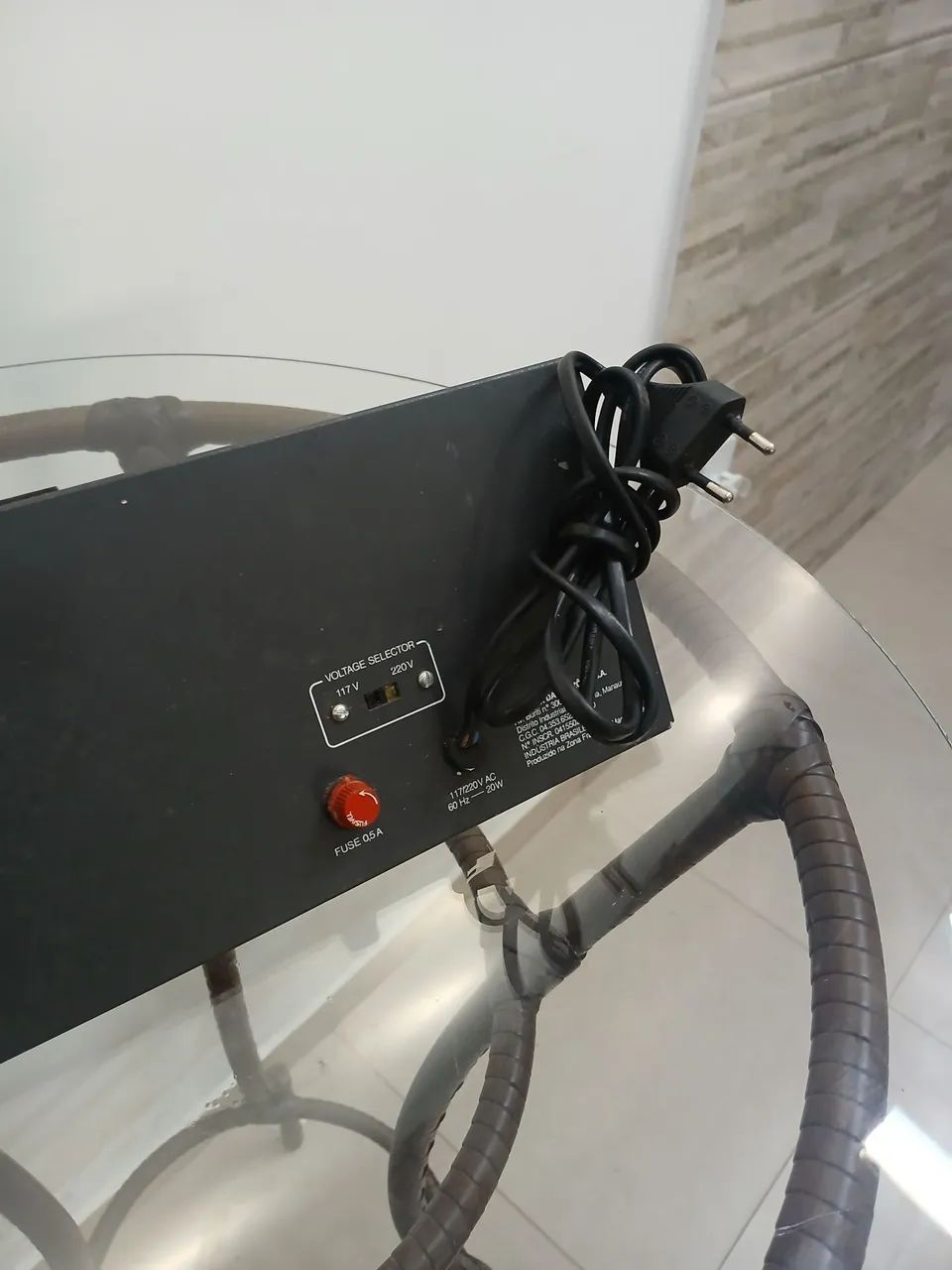 Tape deck Polyvox CP 850 D ( painel traseiro  ) - Foto 3