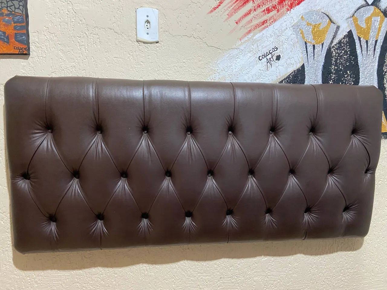 Vendo cabeceira cama casal