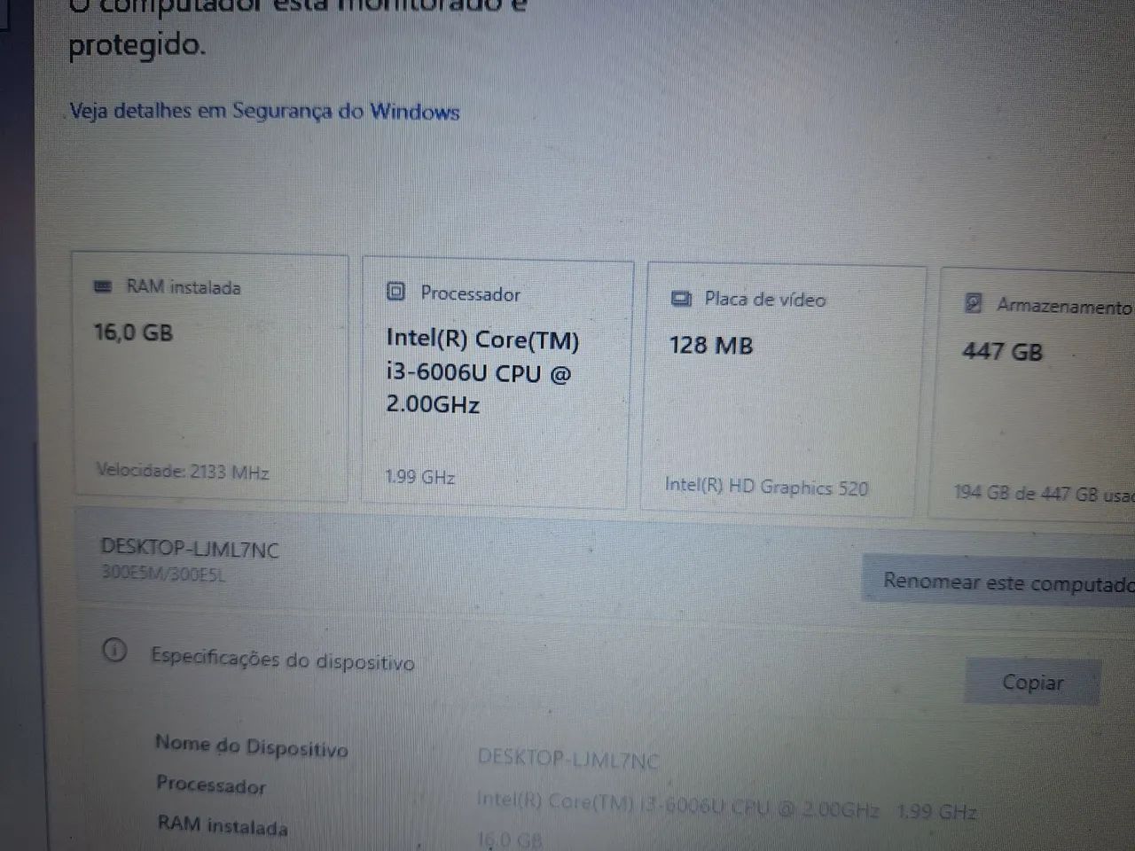 Notebokk Samsung 480GB/16GB RAM