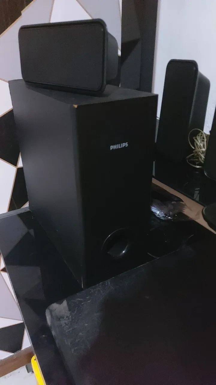 Home Theater Philips 1000w (Defeito) - Foto 4