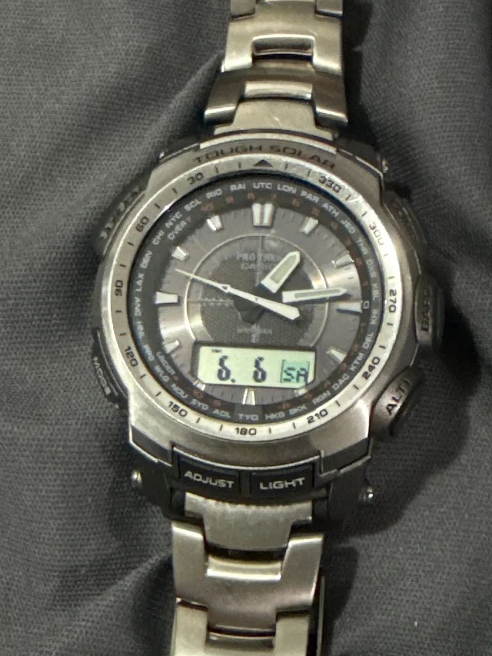 Casio Protrek PRG-510T anadigi