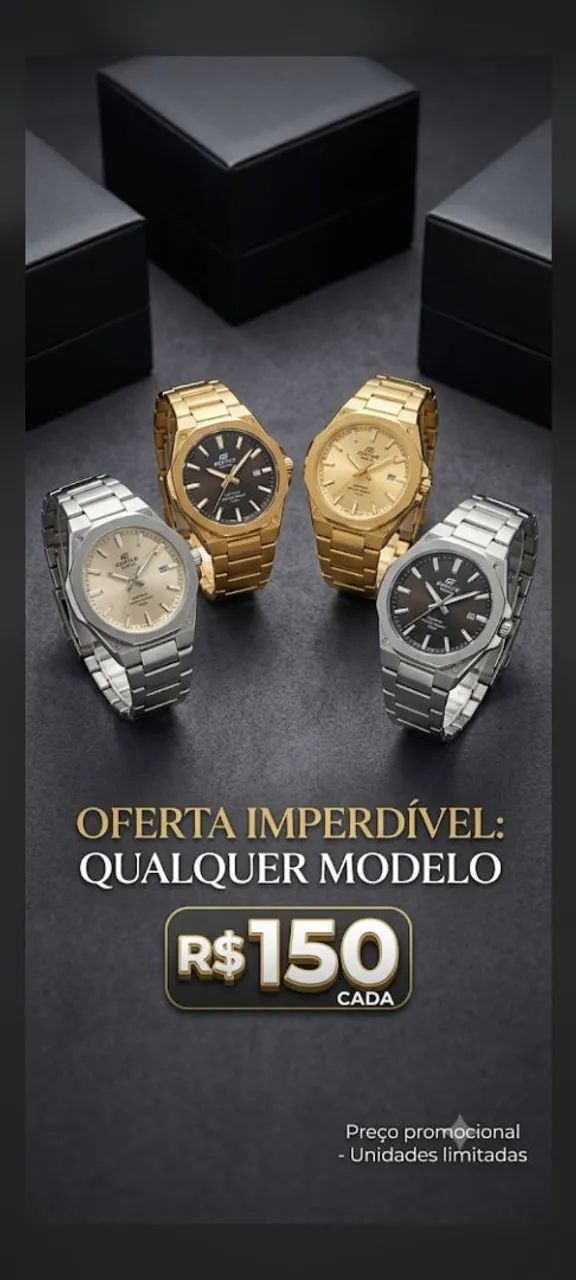 Relógios casio edifice novos - Foto 3